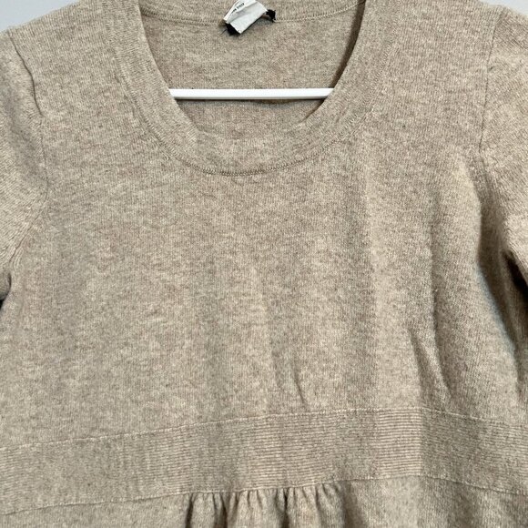 J.Crew Women's Sweater Dress Light Brown Size M - Picture 3 of 4